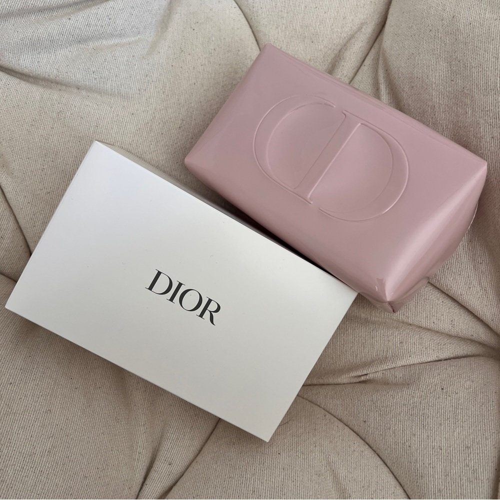 BRAND NEW Dior Pink CD Embossed Cosmetic Pouch